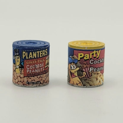 Cocktail Peanuts in Can - 1/12 Scale Dollhouse Miniature
