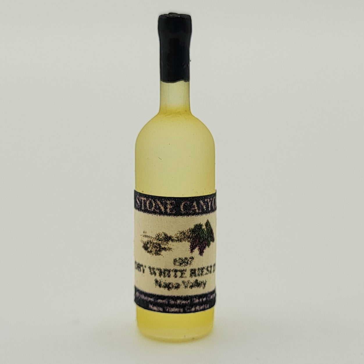 Red, White and Italian Wine Varieties - Resin Bottles - 1/12 Scale Miniature