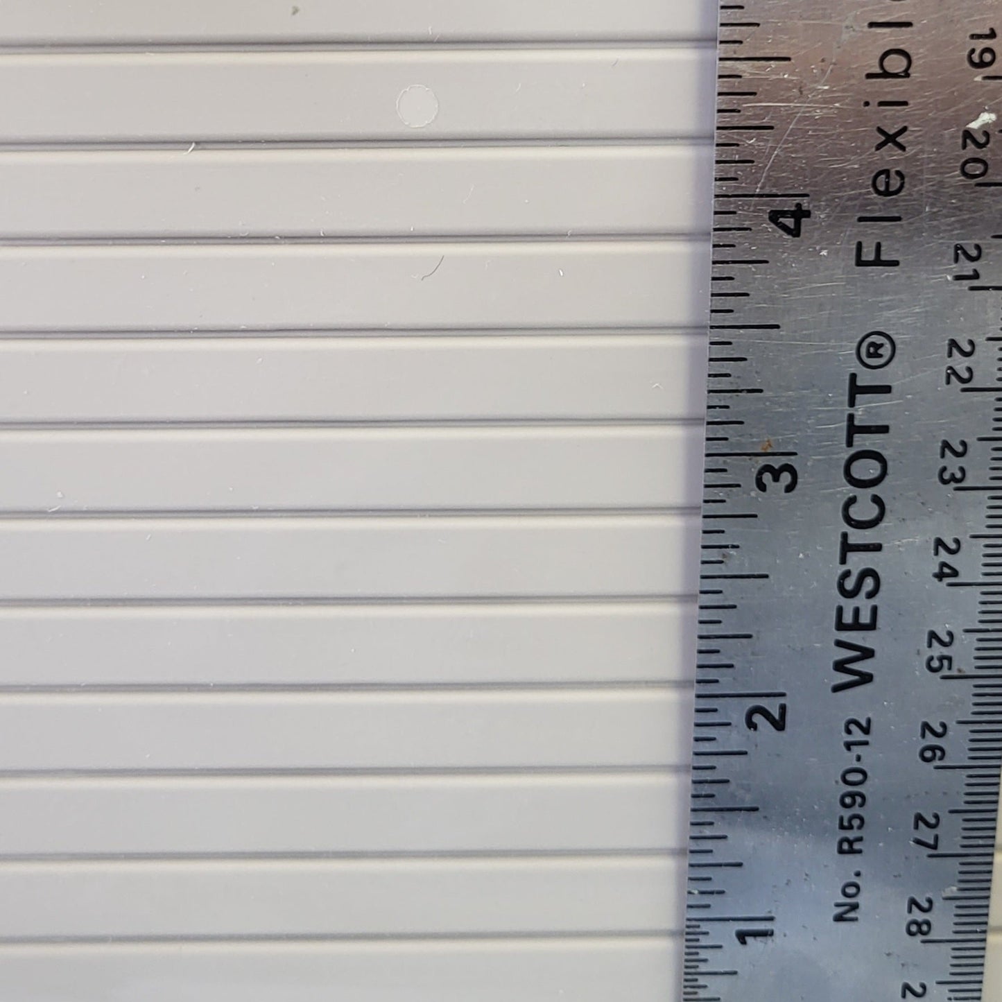 1/24 Scale Corrugated Roofing - Styrene