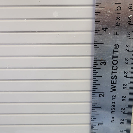 1/24 Scale Corrugated Roofing - Styrene