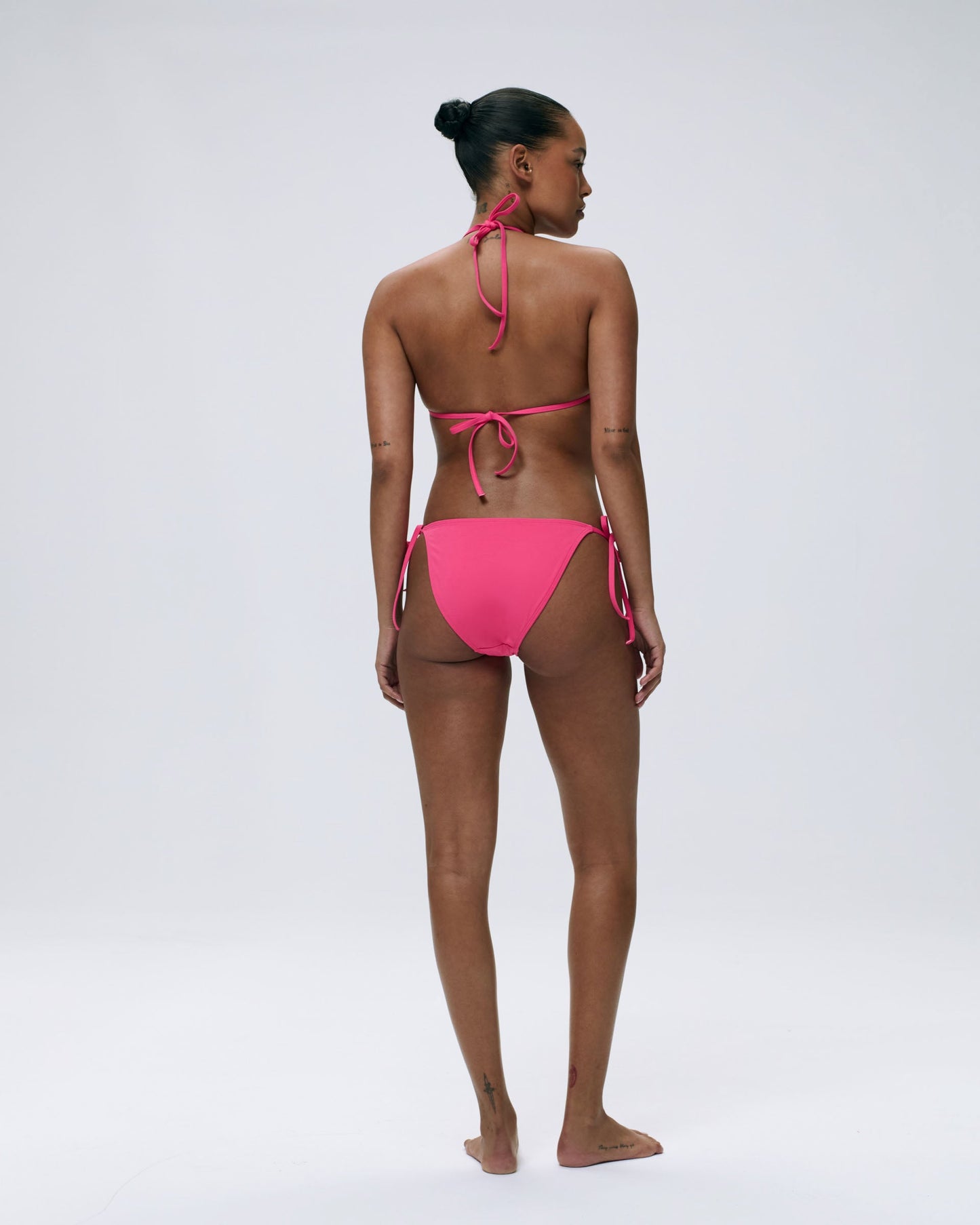 Tie Side Bikini Bottom - Hot Pink