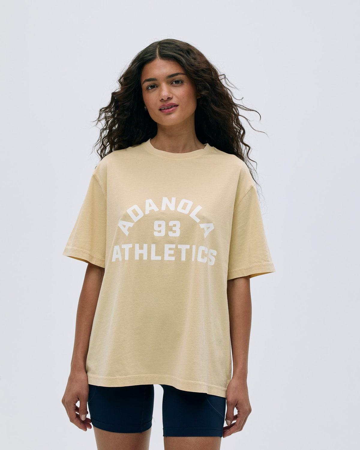 Campus Vintage Wash Lightweight T-shirt - Butter Yellow