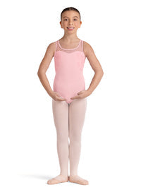 Embroidered Keyhole Tank Leotard - Select Size - Select Color