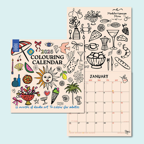 2026 Colouring In Calendar | Compact | Creative Arts