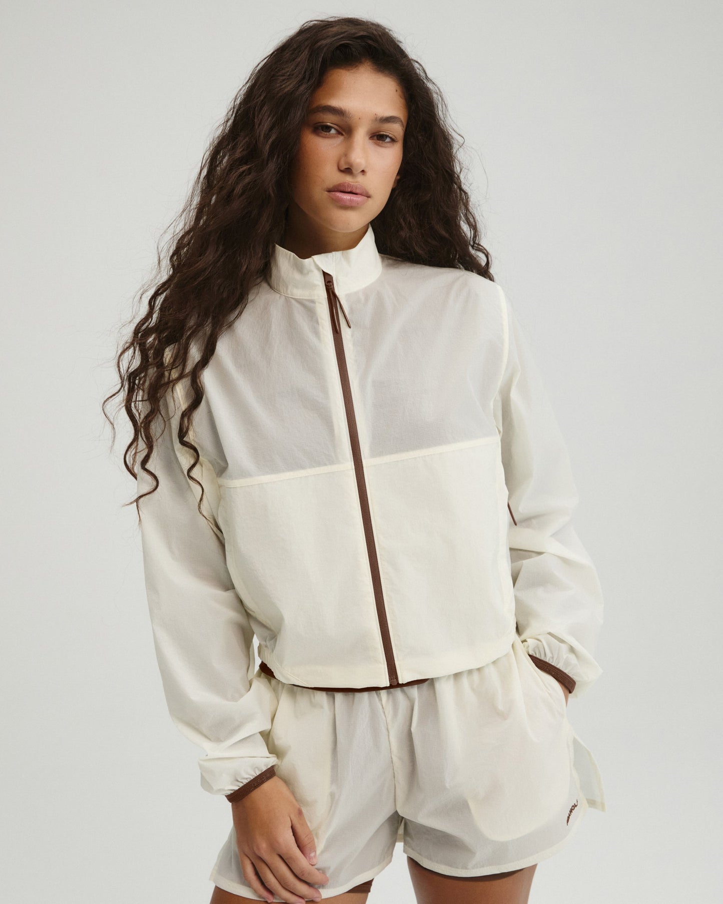 Lightweight Ripstop Windbreaker - Marshmallow White