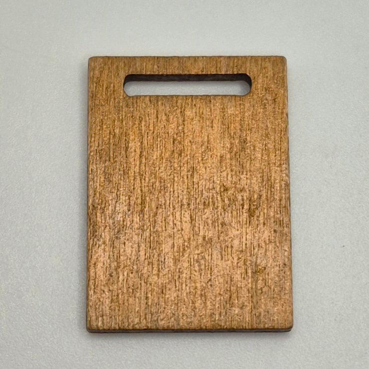 Cutting Board - Various Shapes - Walnut Finish - 1/12 Scale Dollhouse Miniature