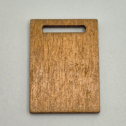 Cutting Board - Various Shapes - Walnut Finish - 1/12 Scale Dollhouse Miniature