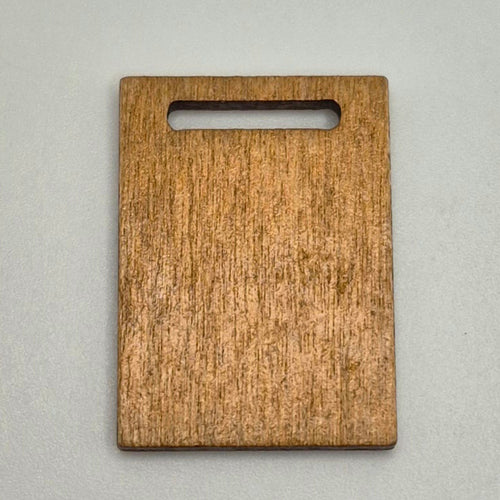 Cutting Board - Various Shapes - Walnut Finish - 1/12 Scale Dollhouse Miniature