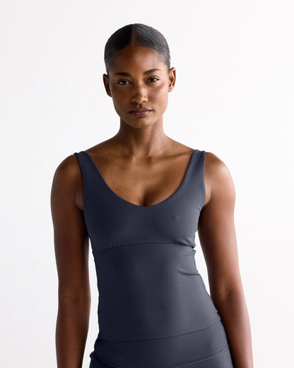 Ultimate V-Neck Top - Midnight Blue