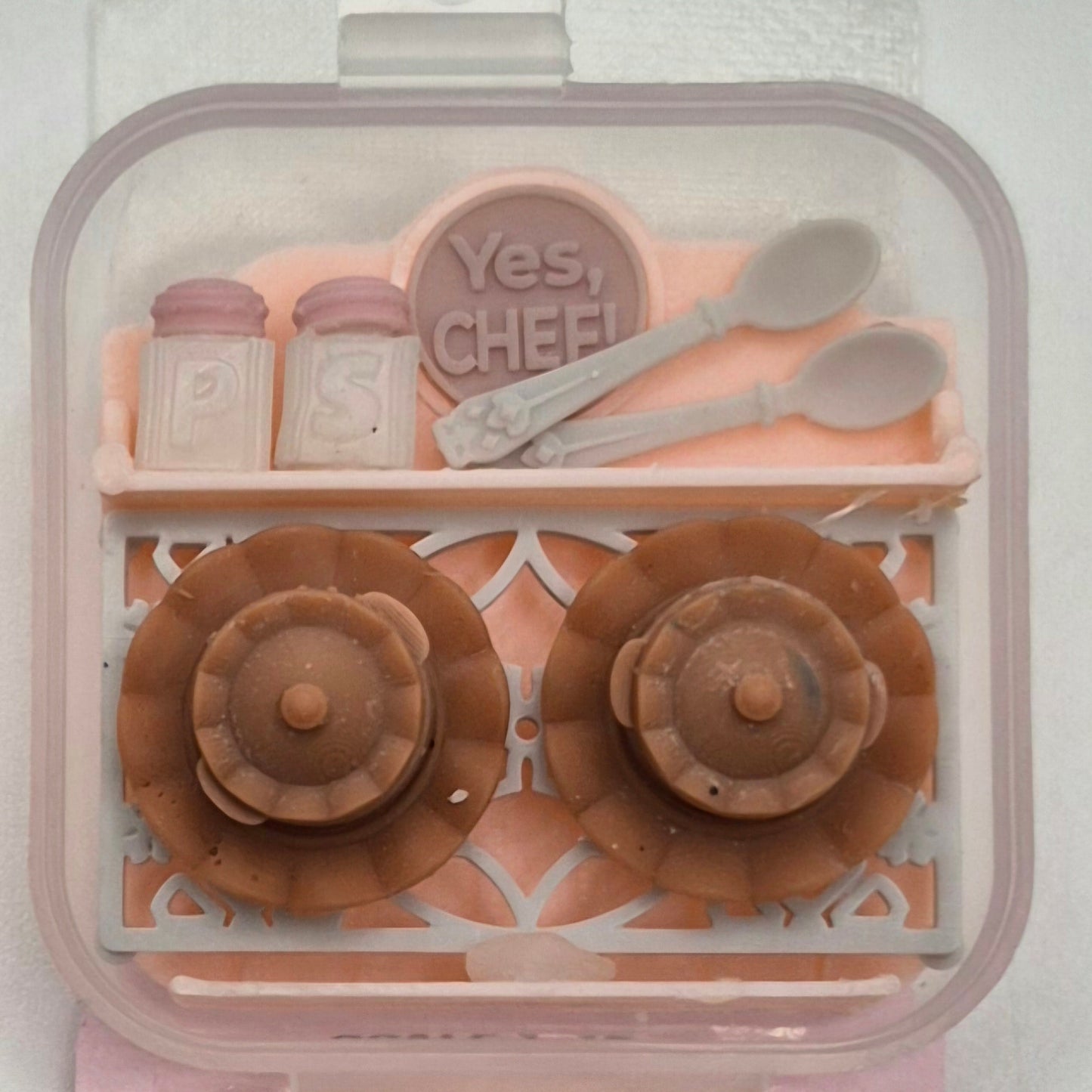 Mini Cocotte (Individual Cooking Dish) - 3D Printed Kit - Ivette Orellana - 1/12 Scale Dollhouse Miniature