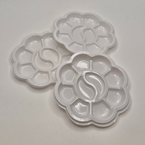 Disposable Small Plastic Paint Palette - Package of 10