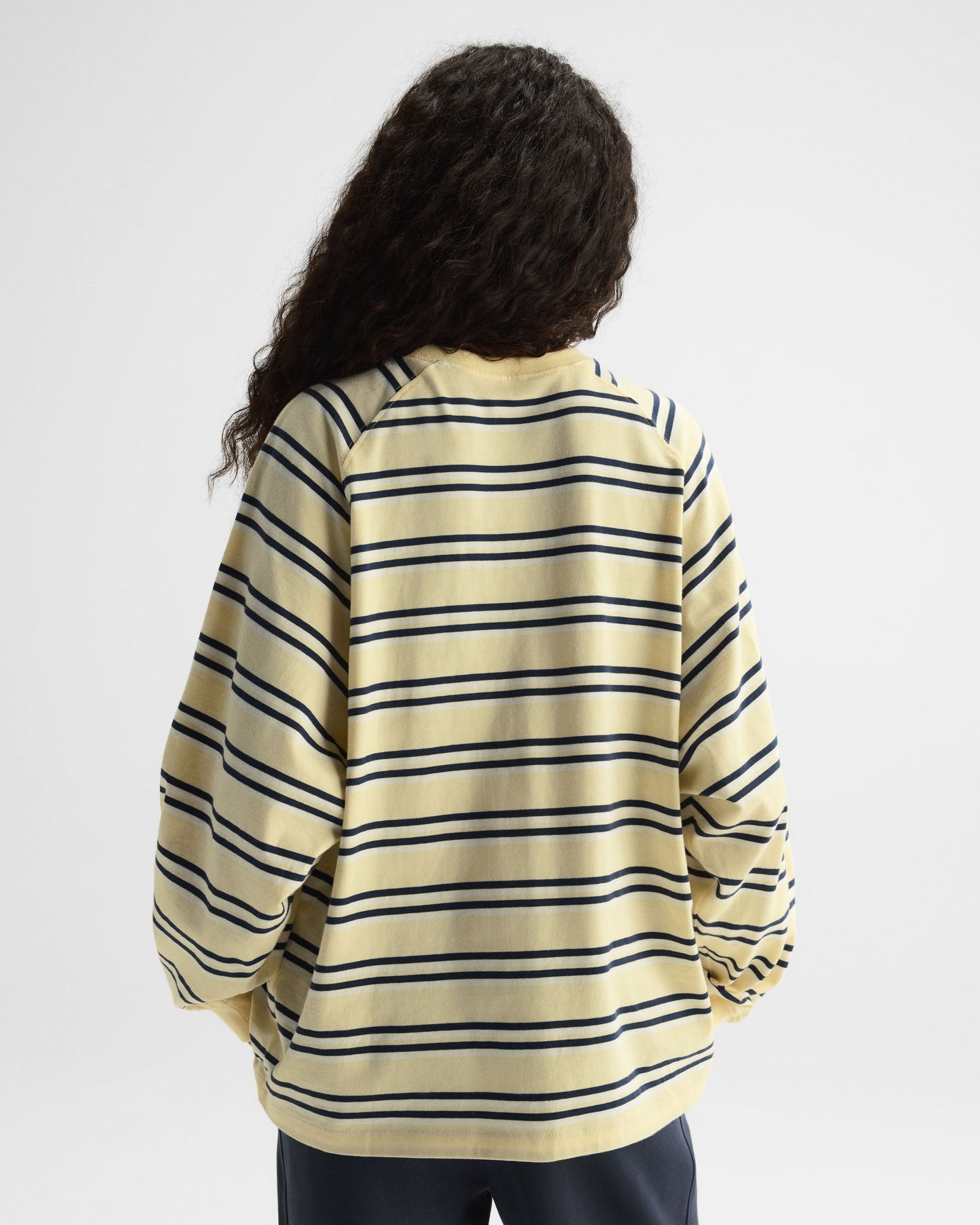 Stripe Long Sleeve T-shirt - Buttercream