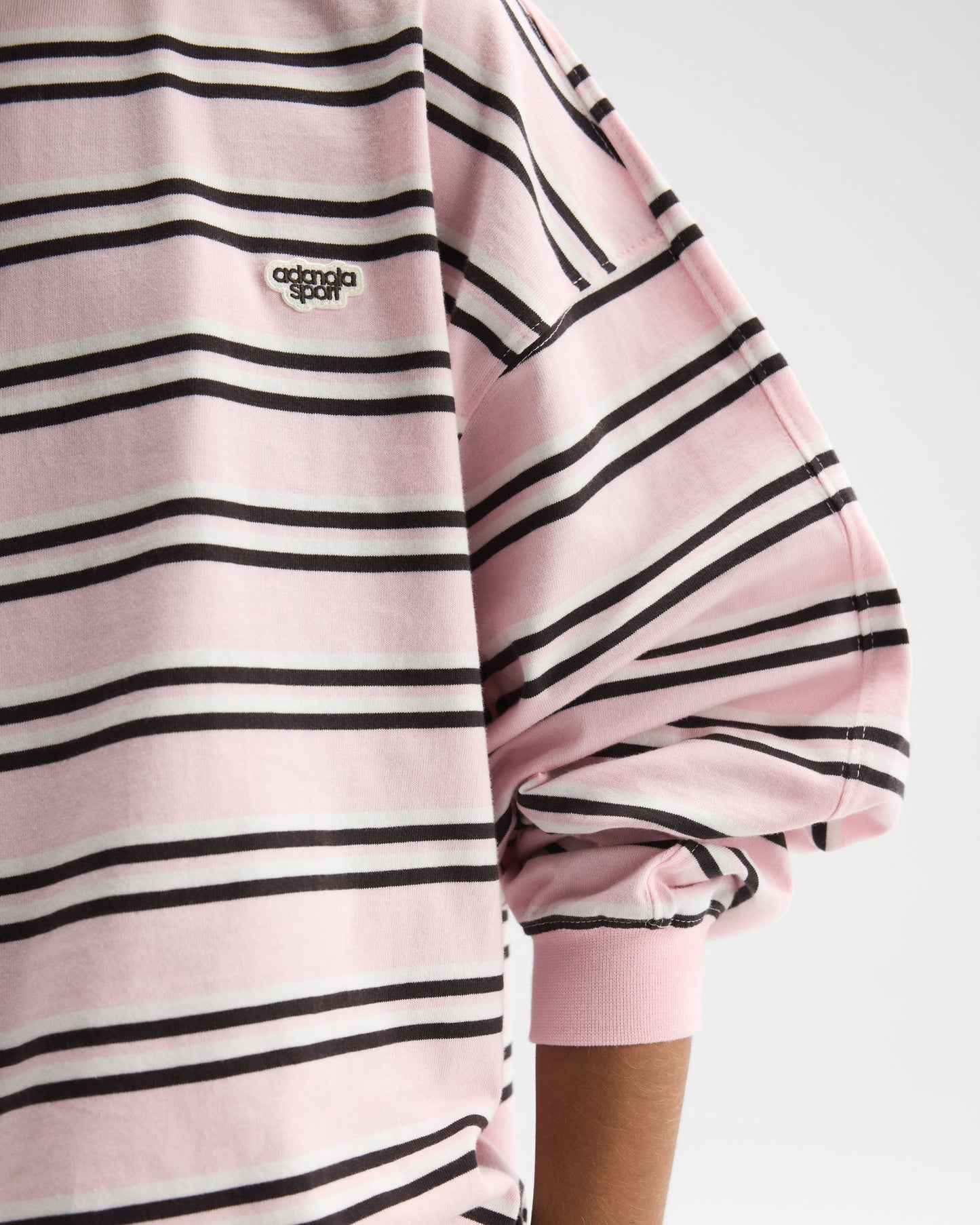 Stripe Long Sleeve T-shirt - Cloud Pink