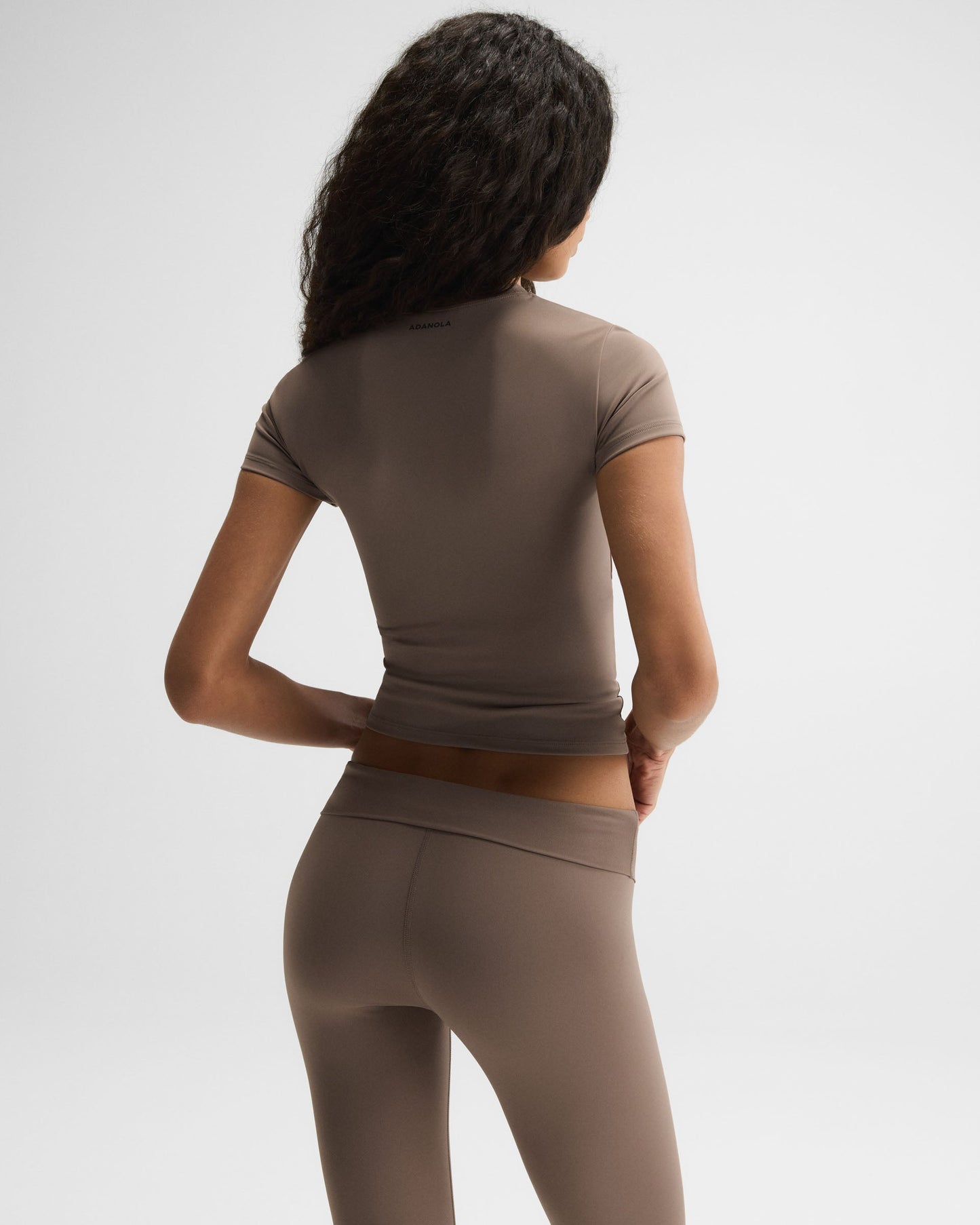 Ultimate Short Sleeve Top - Dusty Brown