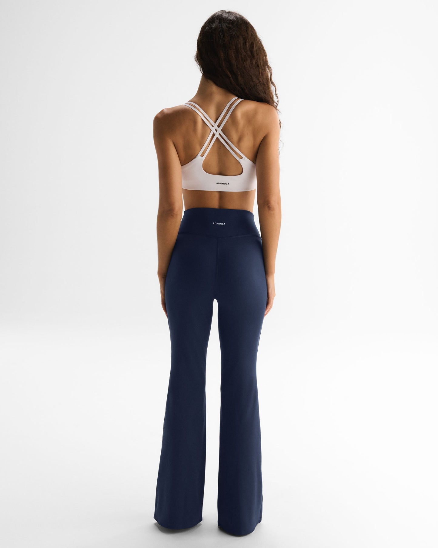 Flared Yoga Pants - Navy Blue