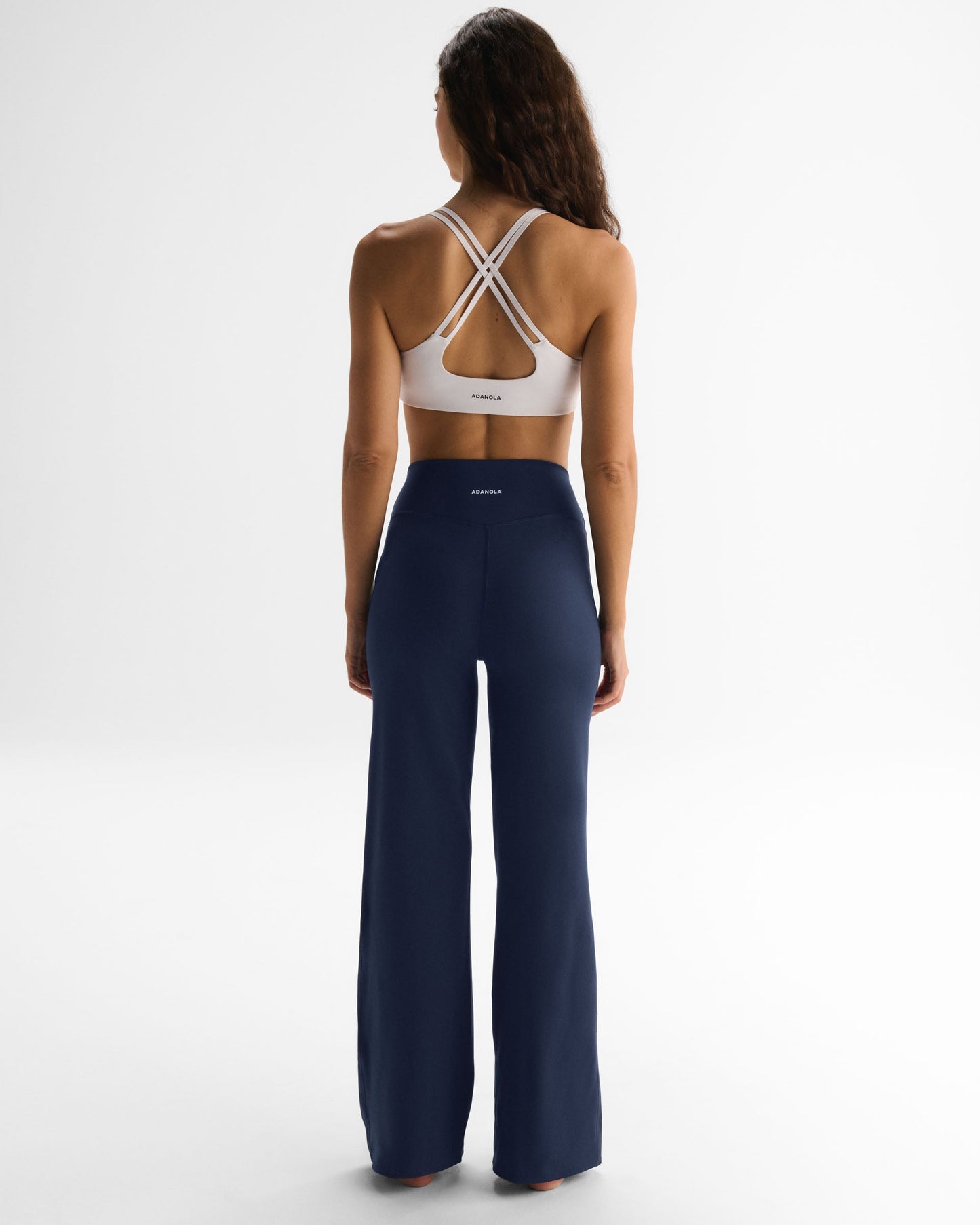 Wrap Yoga Pants - Navy Blue