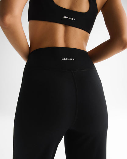 Wrap Yoga Pants - Black