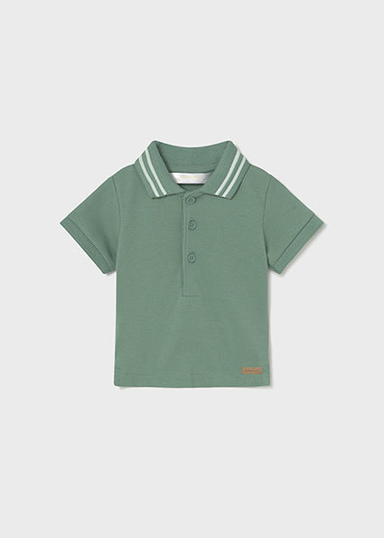 Broccoli Short Sleeve Polo Shirt - Select Size