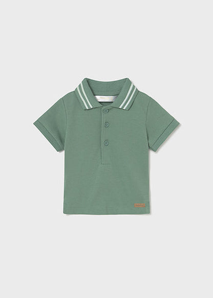 Broccoli Short Sleeve Polo Shirt - Select Size