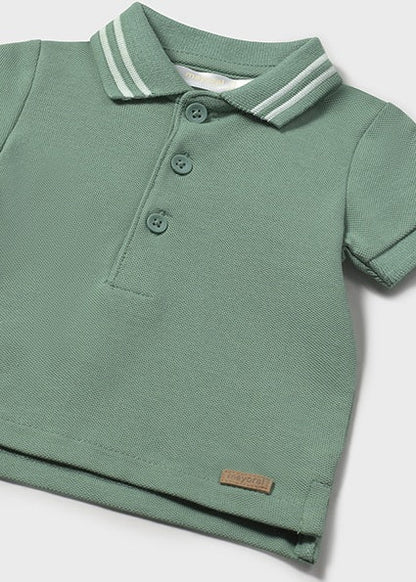 Broccoli Short Sleeve Polo Shirt - Select Size