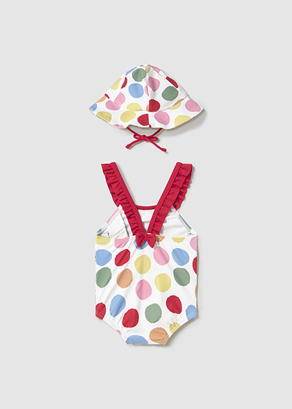 Bear Bathing Suit w/Hat- Select Size