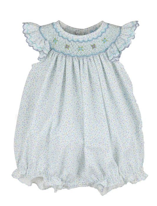 Blue Miniflowers Feston Bubble - Select Size