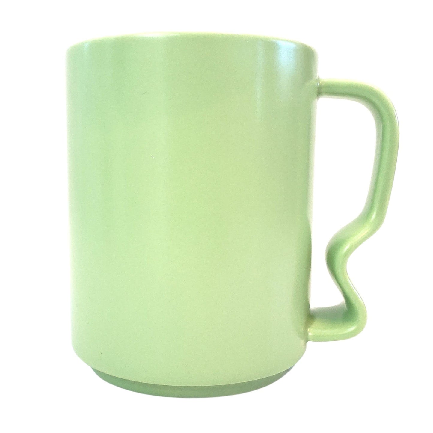 Ergonomic Coffee Mug No-Slip Grip More Comfortable than Traditional Mugs (Sea Foam 1)