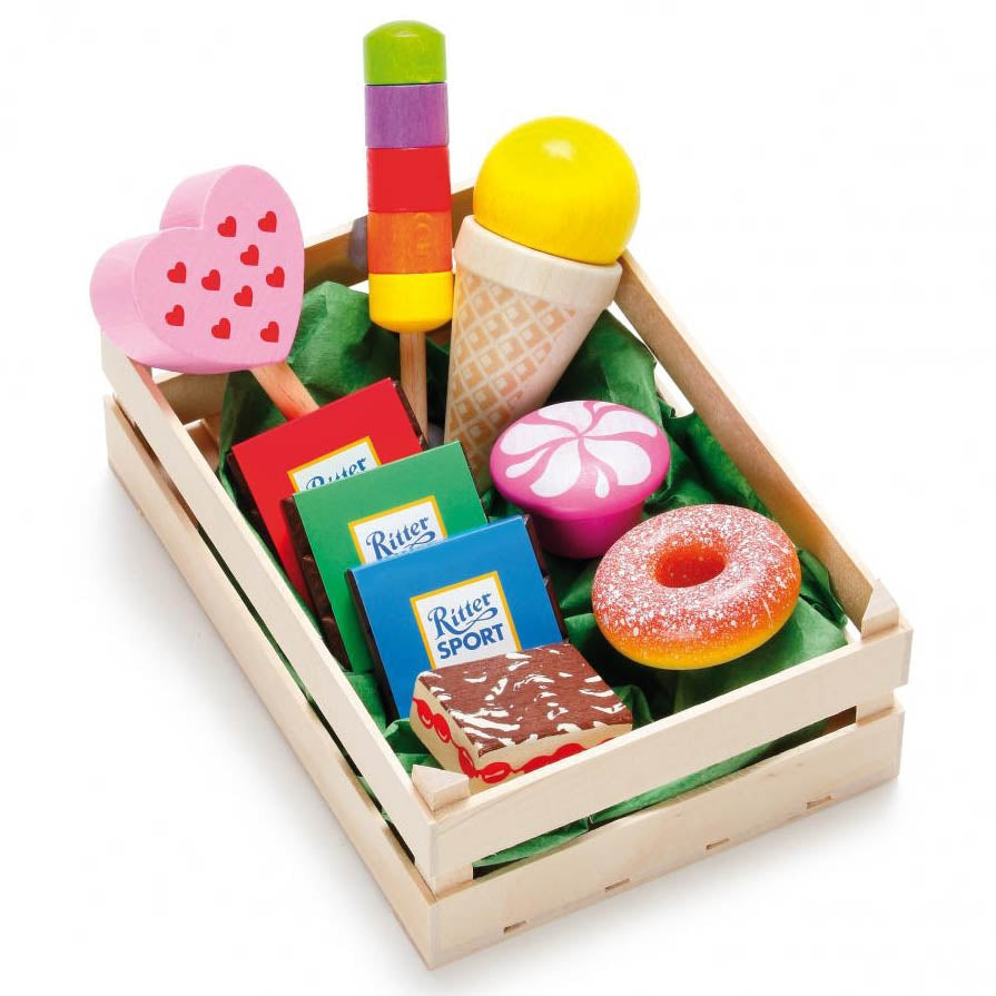 Erzi Assorted Candies Wooden Play Food Set