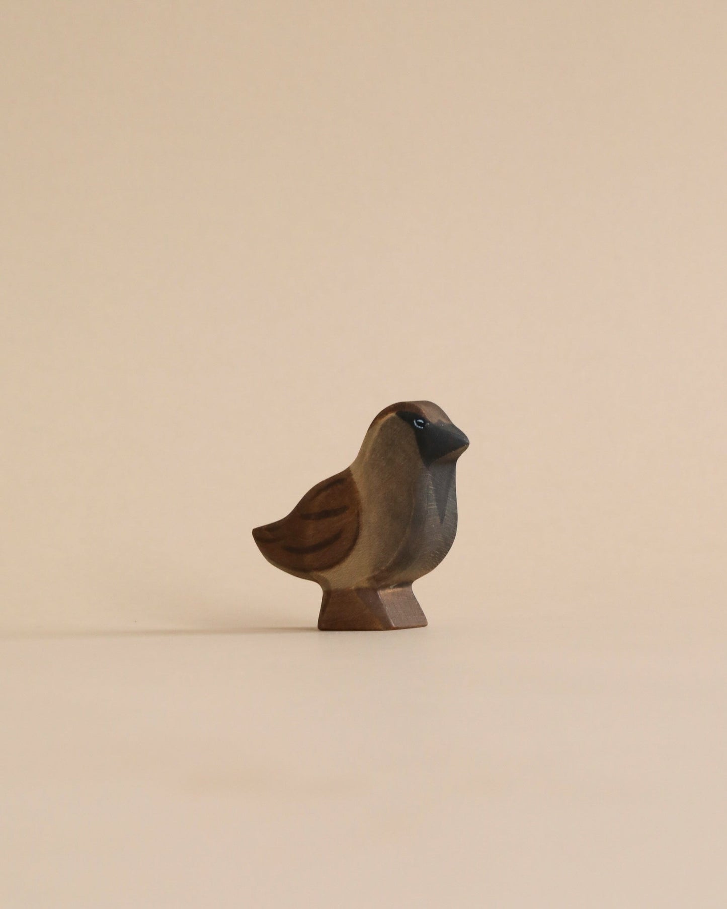 Handmade Holzwald Bird - Sparrow