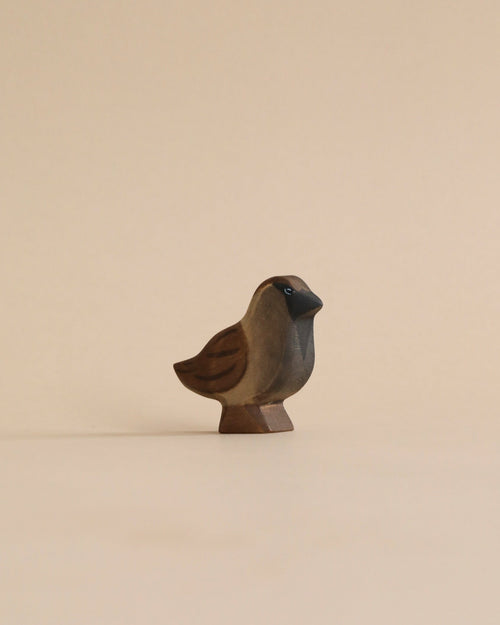 Handmade Holzwald Bird - Sparrow