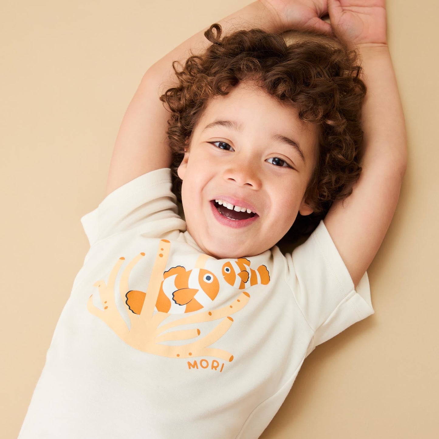 Clown Fish T-shirt & Ribbed Shorts Outfit