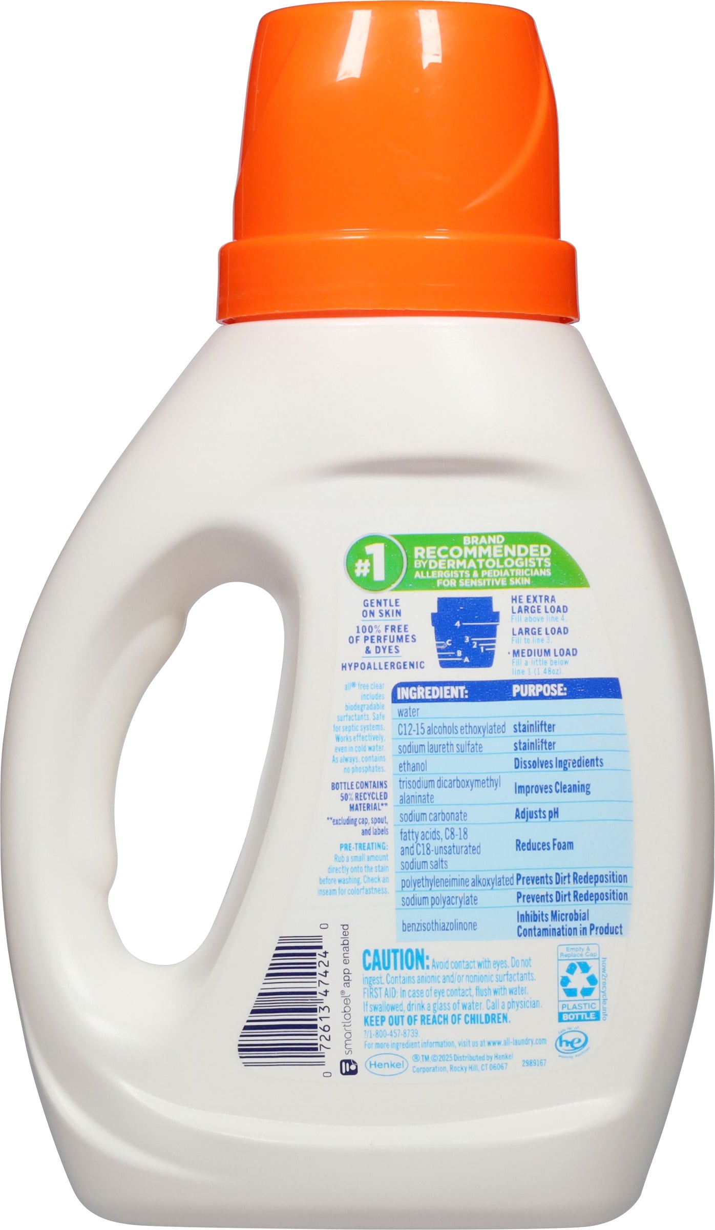 All Advanced OXI Free Clear Detergent 30 fl oz - 6 Pack