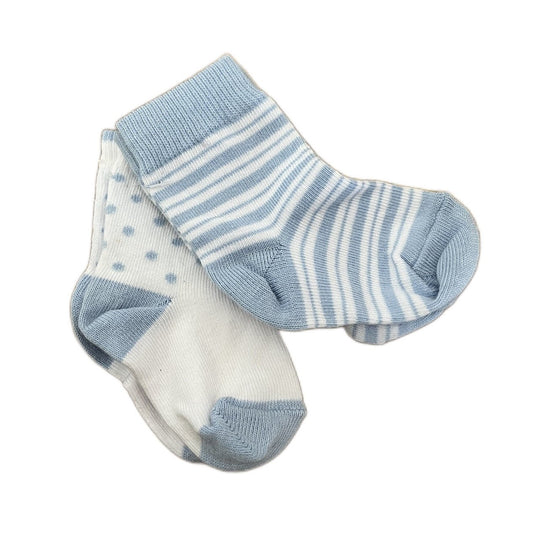 2pk Baby Boys Ankle Socks