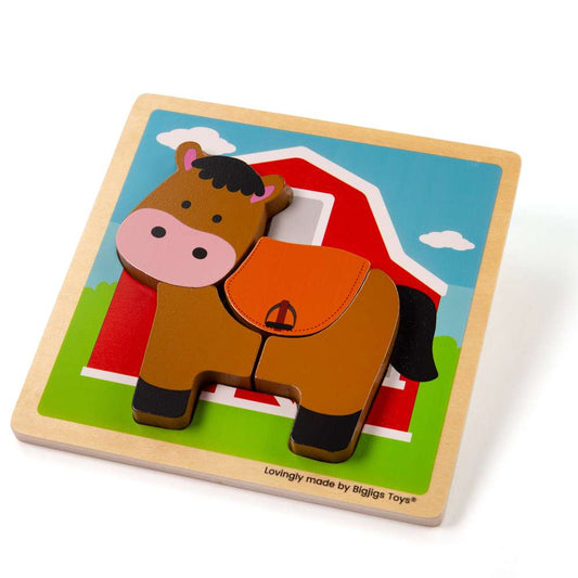 Chunky Lift-Out Puzzle - Horse