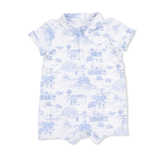 Golf Toile Polo Shortie