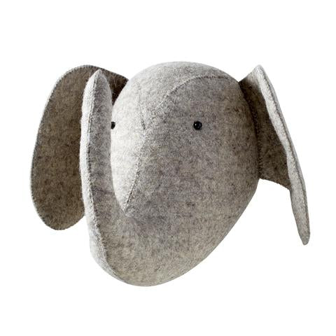 Felt Elephant Head