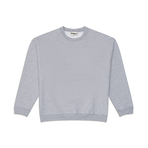 600 GSM 'Heather Grey' Fleece Crewneck
