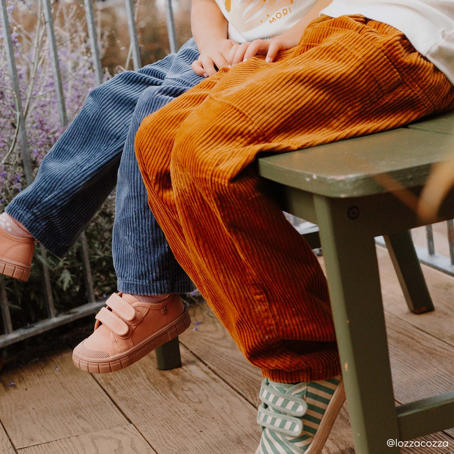 KIDLY by MORI Barrel Leg Cord Trouser