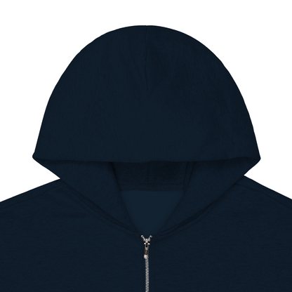 600 GSM 'Dark Navy' Zip-Up Hoodie