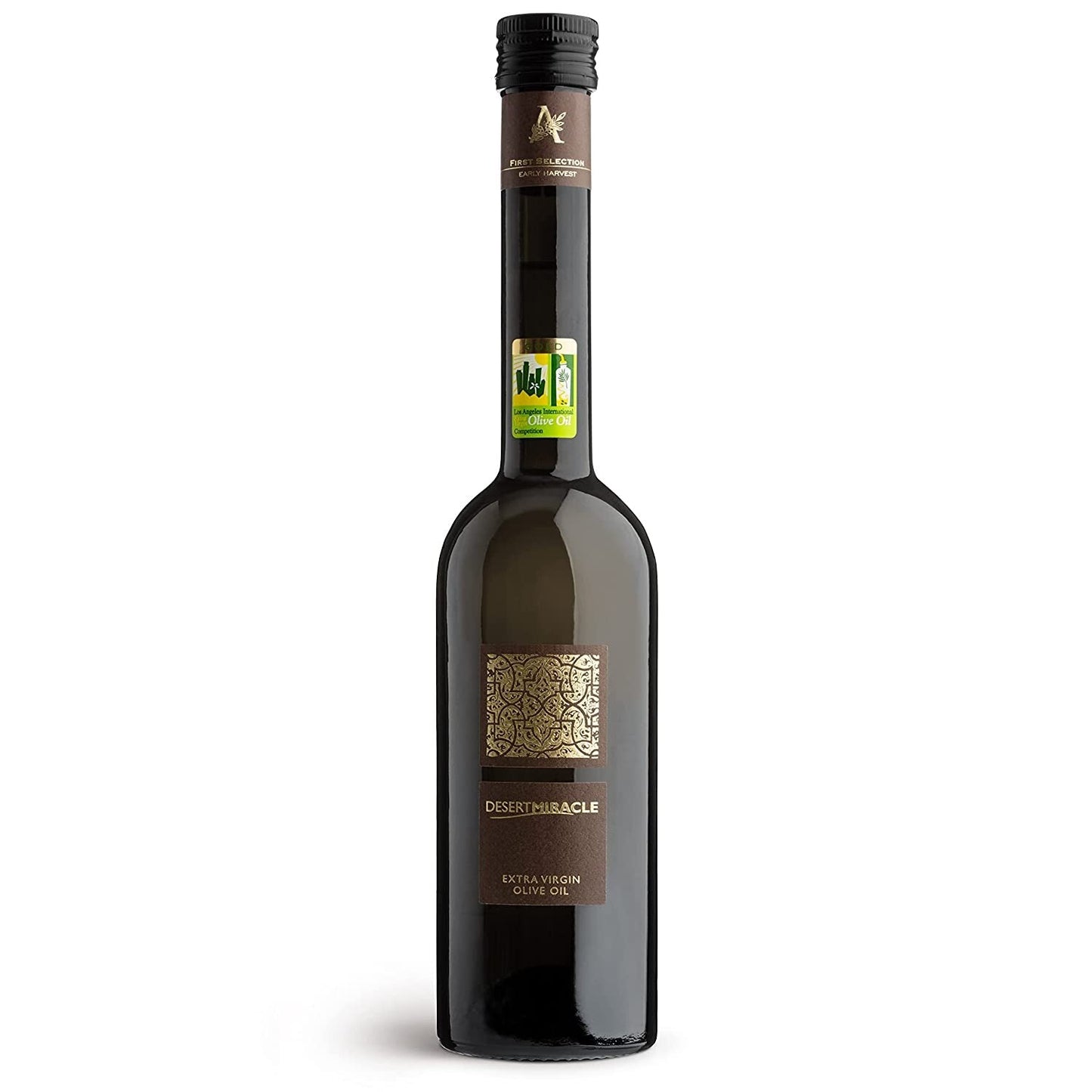 ATLAS OLIVE OILS USA DESERT MIRACLE Organic Extra Virgin Olive Oil Glass bottle 250ML - Moroccan and Polyphenol Rich - Carbon Neutral - Low Acidity - Winner of Many International Awards - 8.5 OZ 12 Pack