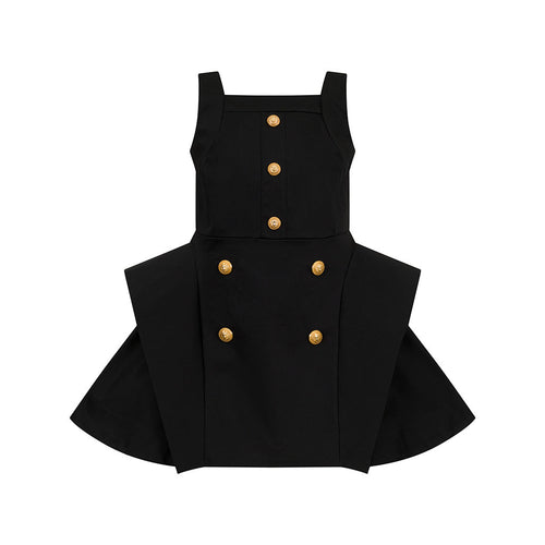 Balmain Kids Fitted Bodice Dress