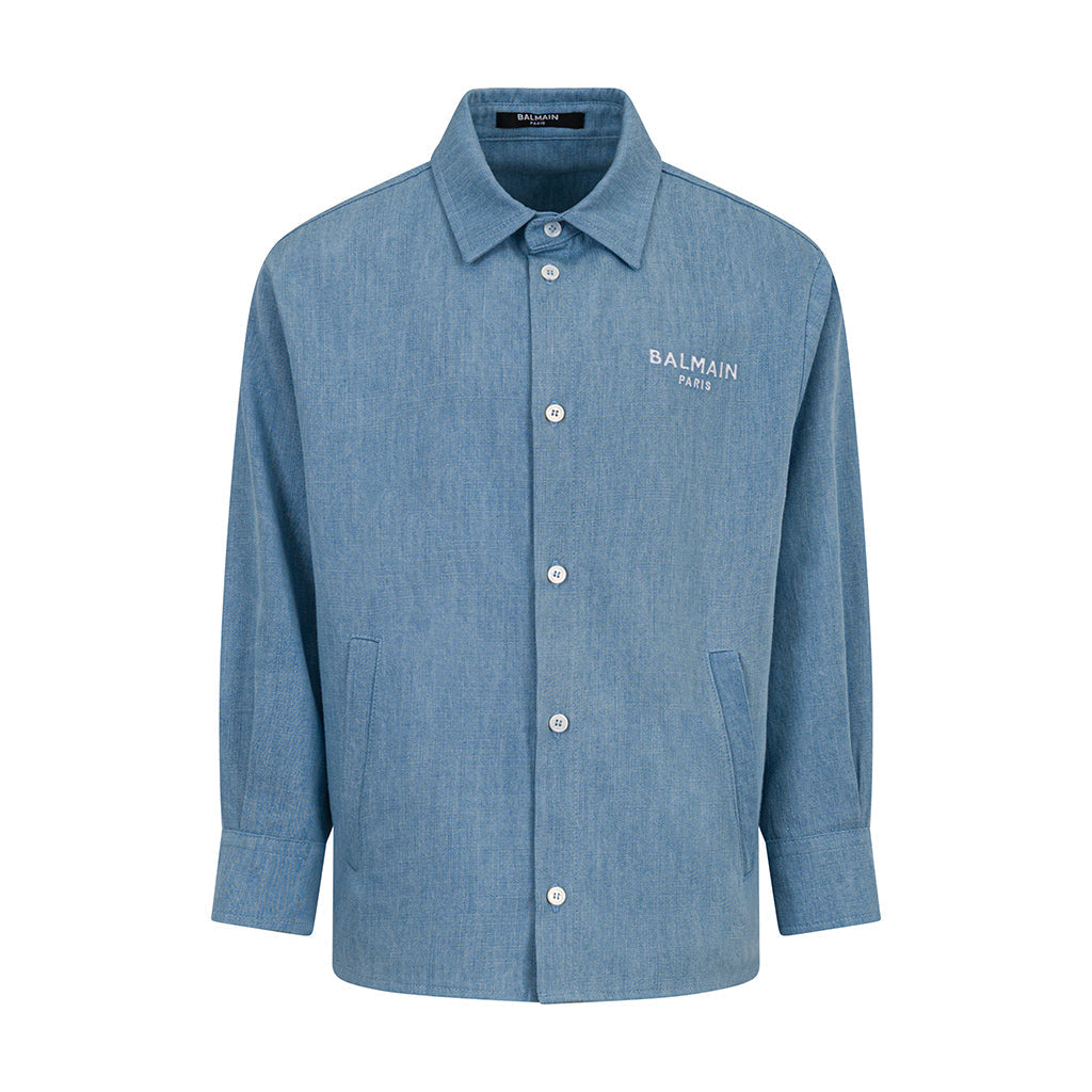Balmain Kids Chambray Shirt