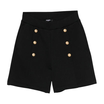 Balmain Kids Shorts With Buttons