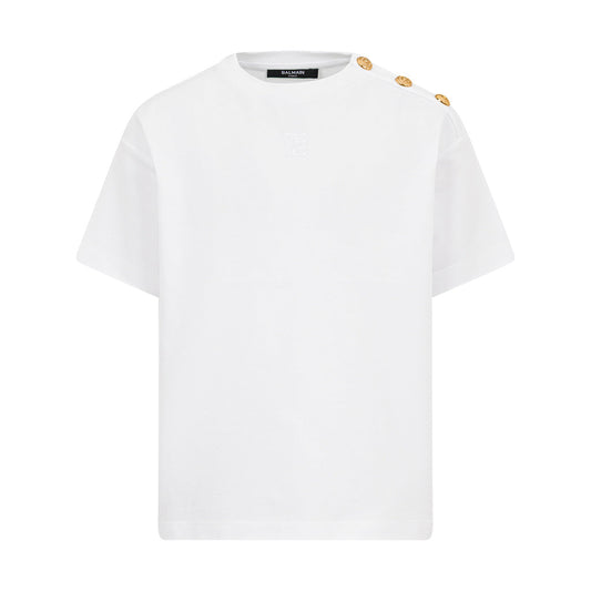 Balmain Kids T-Shirt With Buttons