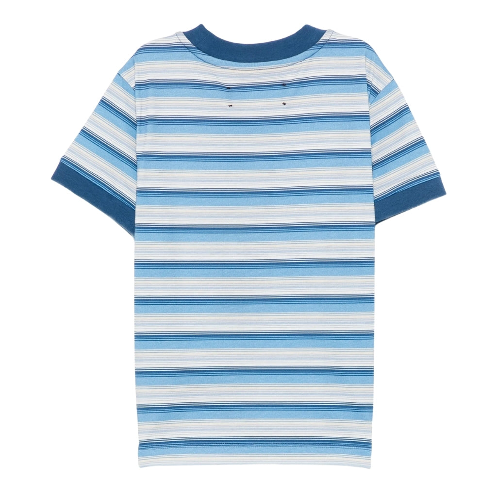 Amiri Kids MA Striped Ringer Tee