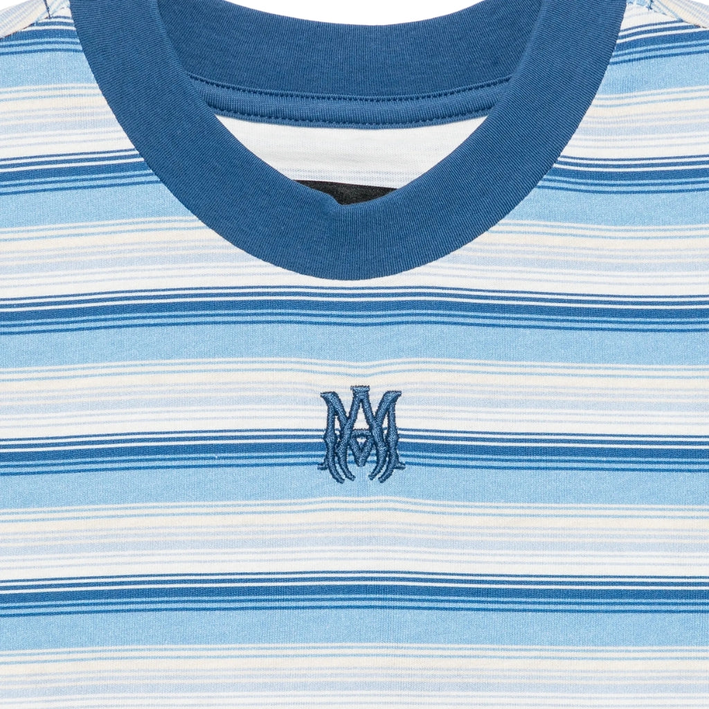 Amiri Kids MA Striped Ringer Tee