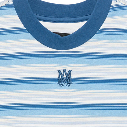 Amiri Kids MA Striped Ringer Tee