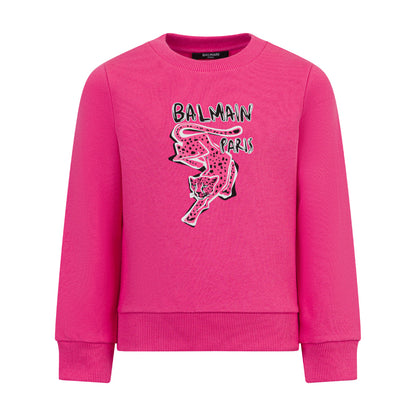 Balmain Kids Graphic Print Sweatshirt