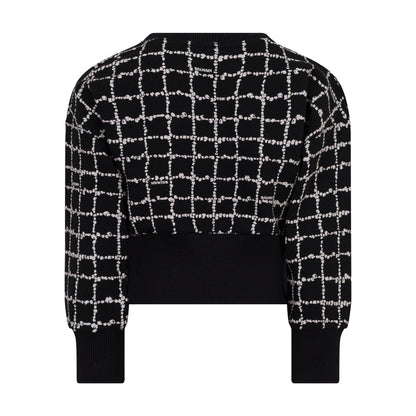 Balmain Kids Cropped Sweatshirt