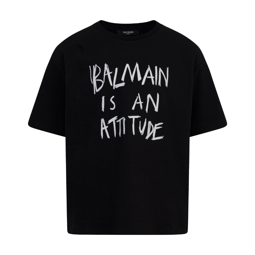 Balmain Kids Graphic Print T-shirt